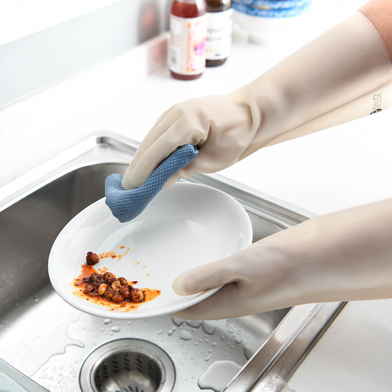 SP SAUCE nitrilne rukavice za pranje posuđa, kuhinju i kućanstvo, izdržljive, vodootporne za zimu