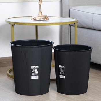 Okrugli plastični koš za otpad bez poklopca, za kućnu upotrebu