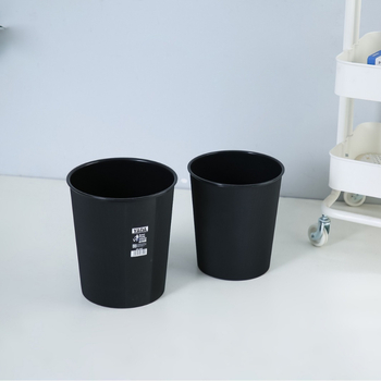 Okrugli plastični koš za otpad bez poklopca, za kućnu upotrebu