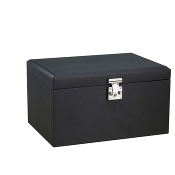 Prilagođena kutija za nakit visoke kvalitete za ogrlice i naušnice, elegantan.desktop skladište velike kapacitete, lagani luksuz