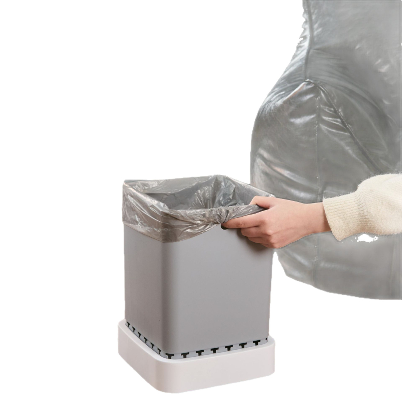 Kvadratni dvostruki plastični koš za otpad s poklopcem, za dnevni boravak, kuhinju i kupaonu