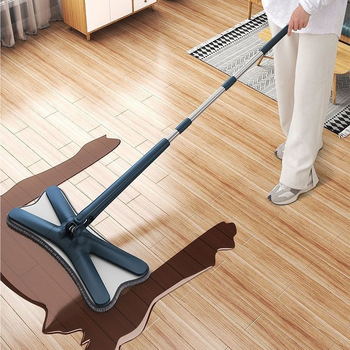Mop u obliku leptira, bez dodirivanja rukama, višestruka funkcija, samovrteći mop, kućna upotreba, mokro i suho čišćenje