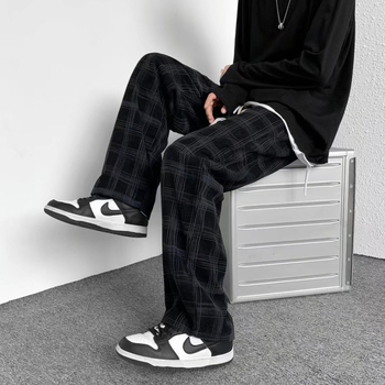 Muške hlače od korduroja, proljeće-jesen, ravni kroj, opušteni, korejski stil, svestrane casual sports hlače, 9/10 duljine