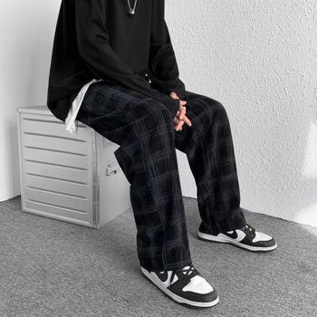 Muške hlače od korduroja, proljeće-jesen, ravni kroj, opušteni, korejski stil, svestrane casual sports hlače, 9/10 duljine