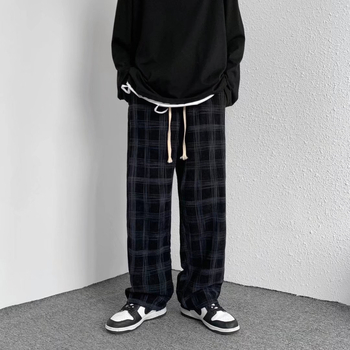 Muške hlače od korduroja, proljeće-jesen, ravni kroj, opušteni, korejski stil, svestrane casual sports hlače, 9/10 duljine