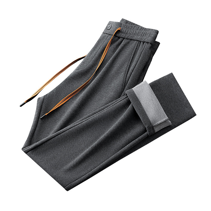 Férfi kasmír casual nadrág, ősz-tél, lazán szabott, egyenes szárú, modell 2528H