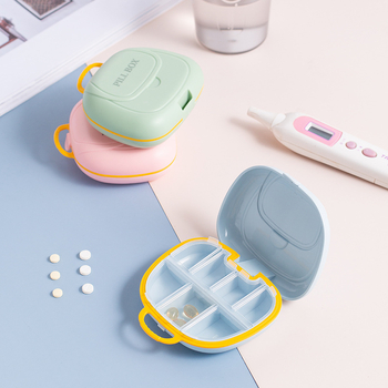 Prijenosna mini plastična kutija za tablete sa zatvorenim odjeljcima