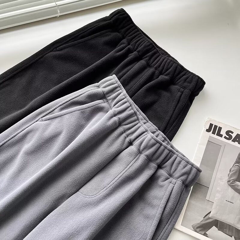 Unisex hlače otporne na vjetar s fleece podstavom za zimske sportove i svakodnevnu upotrebu
