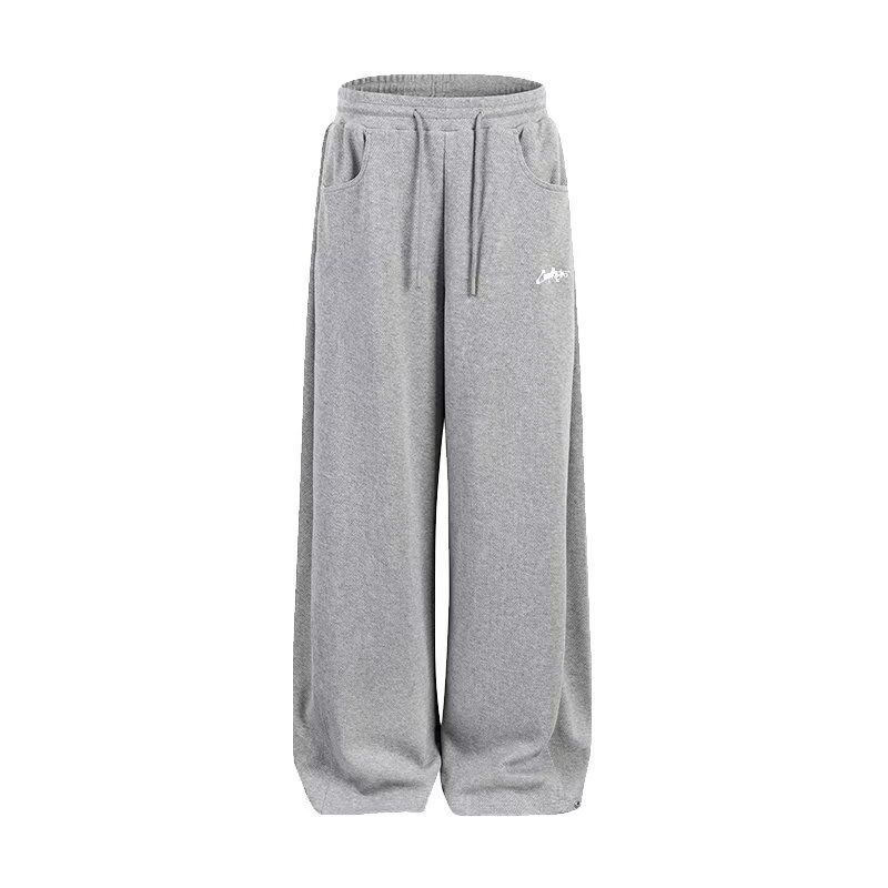 Muške zimske hlače ravnog kroja, crne, elastična tkanina
