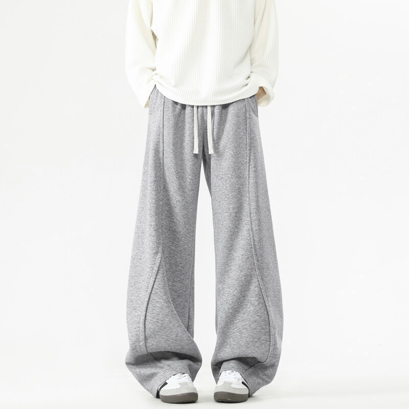 Amerikai stílusú patchwork görbült szabású kényelmes nadrág férfiak és nők számára, utcai streetwear