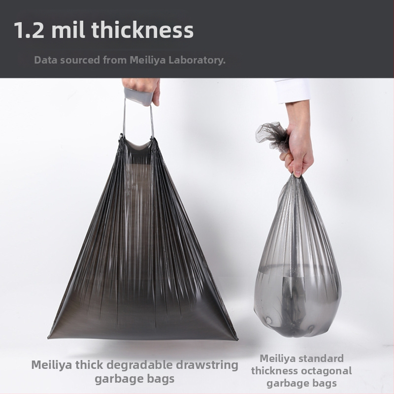 Biološki razgradive vreće za smeće sa šnalom, debeli, veliki, za kućnu upotrebu, PE materijal