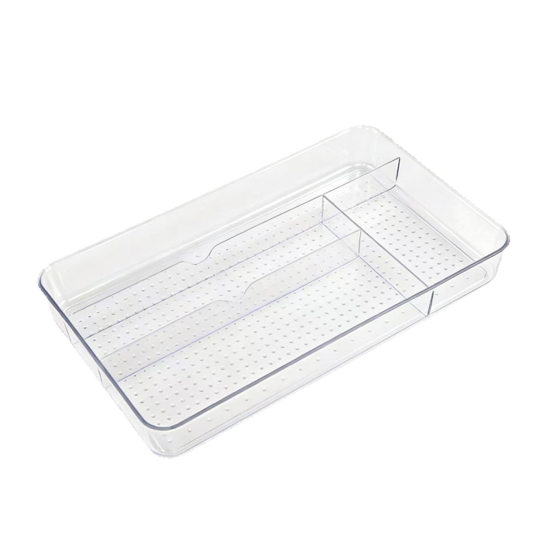 Shangyoujia Asztali kozmetikai szervező – könnyű rekeszek, minimalist design, PET tároló púder és rúzs számára
