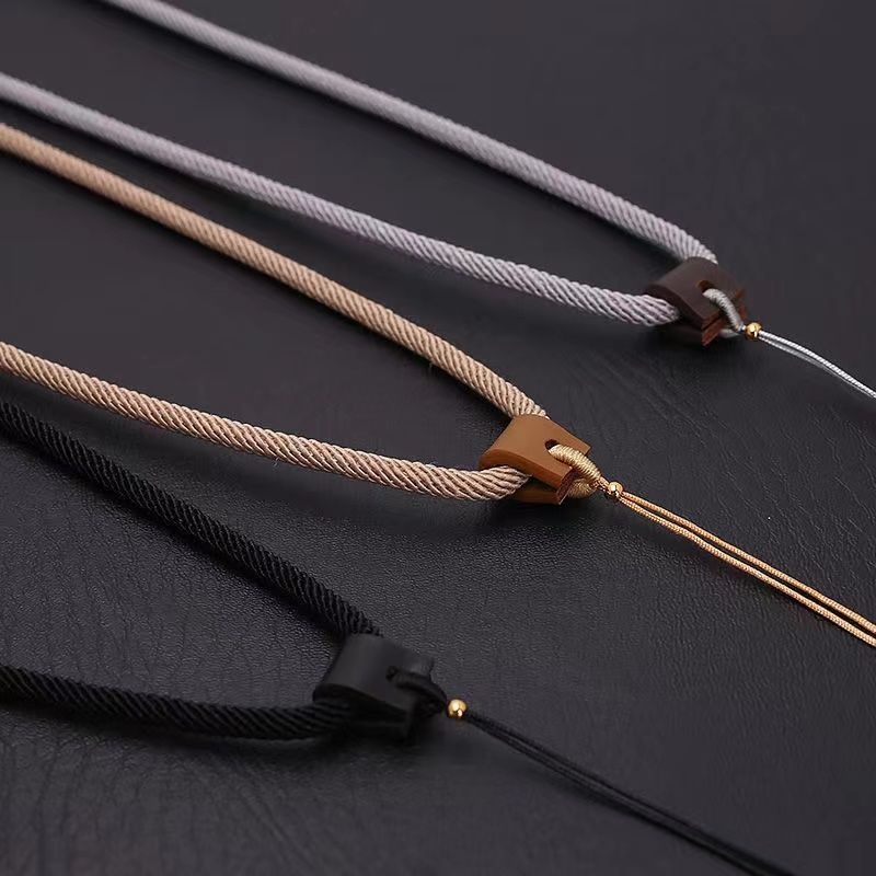 Ručno izrađeni kožni konac za privjesak, unisex, zamjenski konac za Buddha Jade privjesak, milanska pletenica