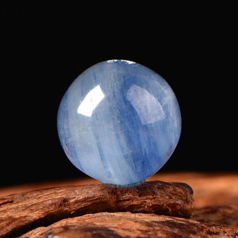 Kyanit i tigrovo oko perle, 8 mm okrugle perle za DIY nakit, poluproizvedeni niz za narukvicu