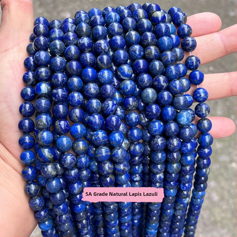 Prirodne perle od lazurita za DIY nakit, 5A kvaliteta, poluproizvodi