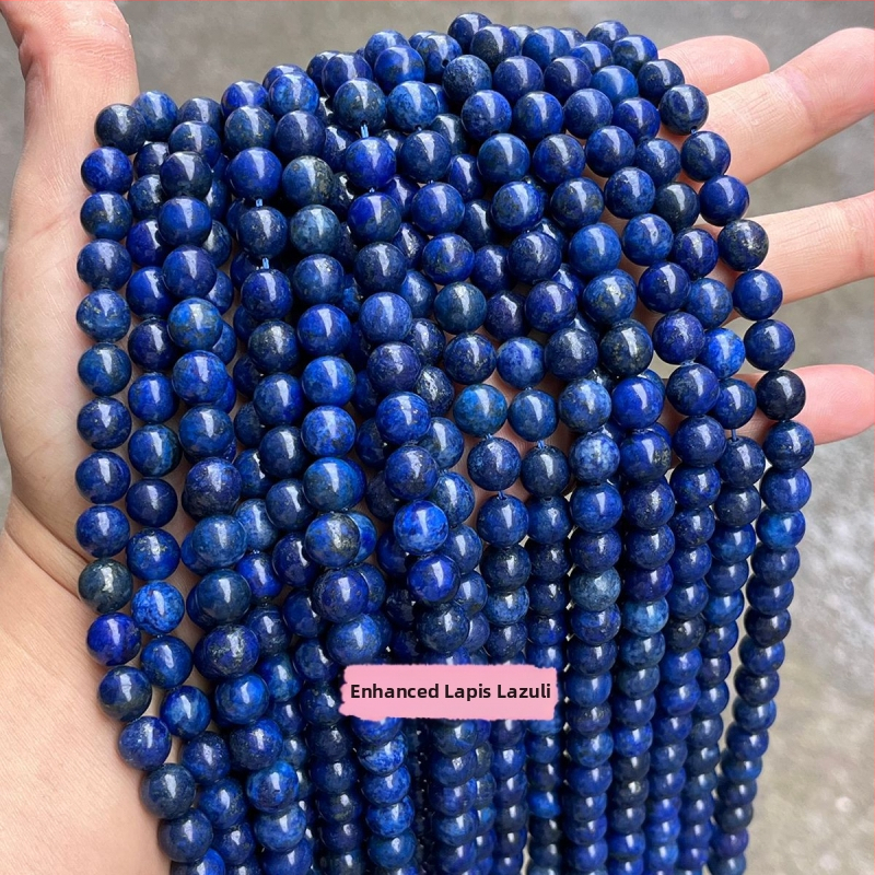Prirodne perle od lazurita za DIY nakit, 5A kvaliteta, poluproizvodi
