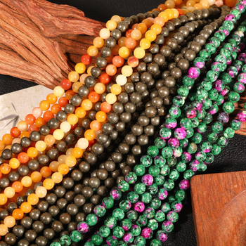 Materijali za DIY nakit: zlatosaten jade, chalcopyrit, crvene i zelene dragulje, poluproizvedene perle, slobodne perle, narukvica u kineskom stilu
