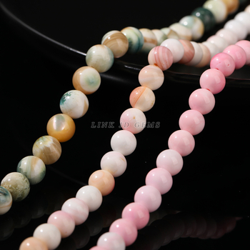 Jingde Jewelry Prirodne kraljevske školjke – svjetleće perle za DIY nakit, kolekcija, 8 mm