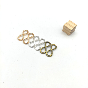 DIY legura nakit dodaci – simbol beskonačnosti (oblik osmice), 13 × 32 mm, 50 komada u paketu