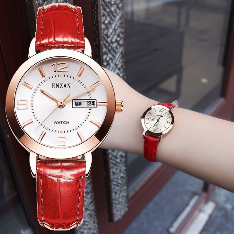 Ženski vodootporni kvarcni sat s luminescencijom cifernika, 31 mm, nehrđajući čelik, moderan stil