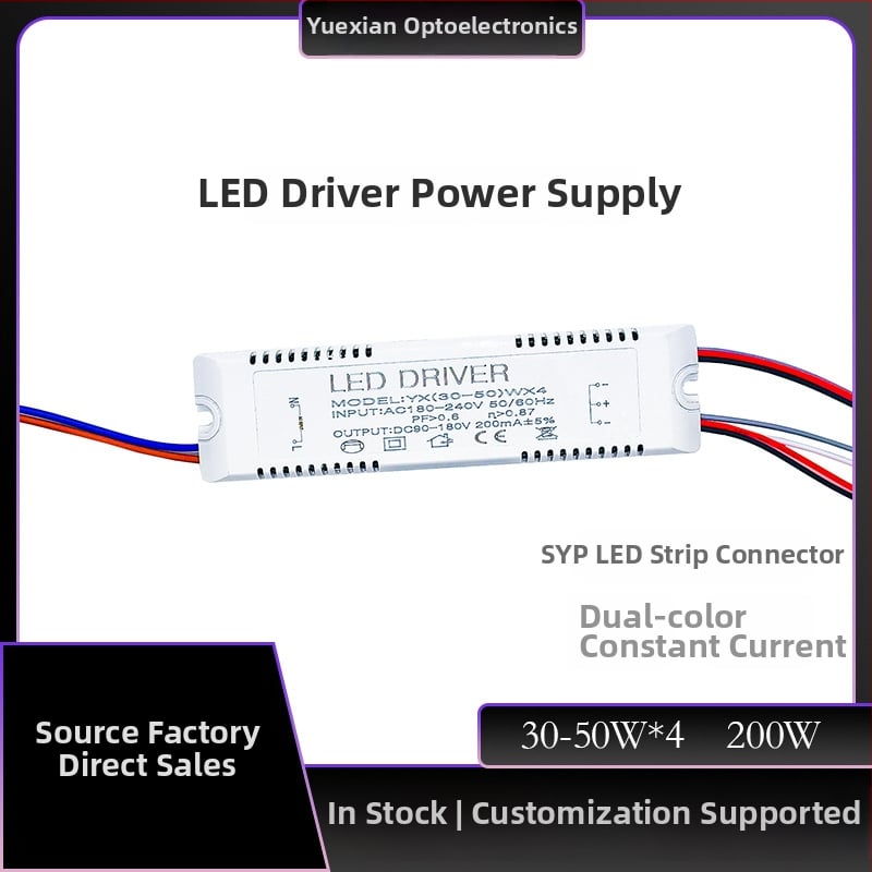 LED stropný ovládač s trojfarebným segmentovým konštantným prúdom, inteligentné stmievanie a dvojfarebná teplota farieb
