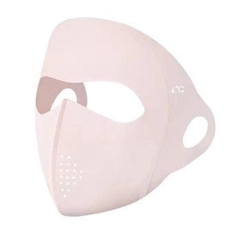 Maska za cijelo lice s hijaluronskom kiselinom, UV zaštita, ljeto, lagana i prozračna Ice Silk tkanina, zaštita očiju, unisex