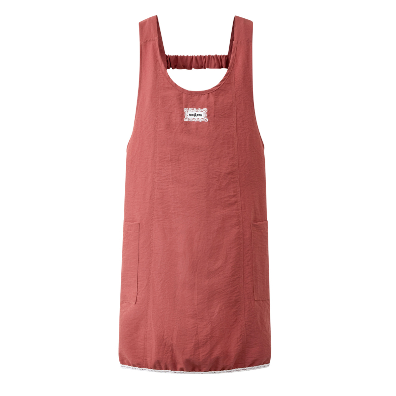 Ženska bez rukava vodootporna kuhinjska kecelja, lagana, meka, prozračna, otporna na mrlje, casual stil