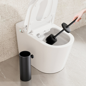 Četka za WC sa bazom, 360° čišćenje, dugačak držač