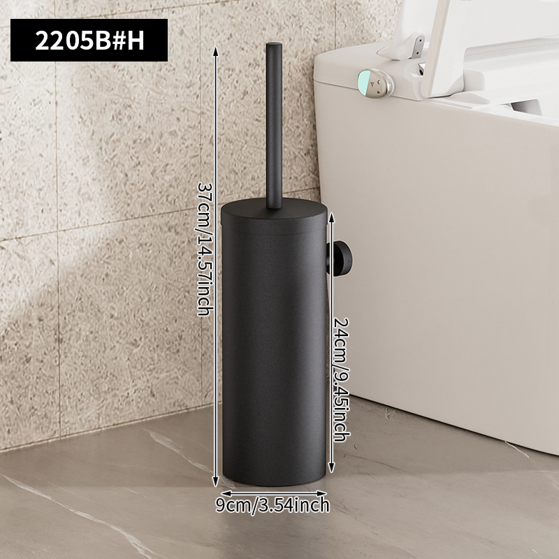Četka za WC sa bazom, 360° čišćenje, dugačak držač