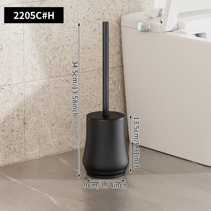 Četka za WC sa bazom, 360° čišćenje, dugačak držač