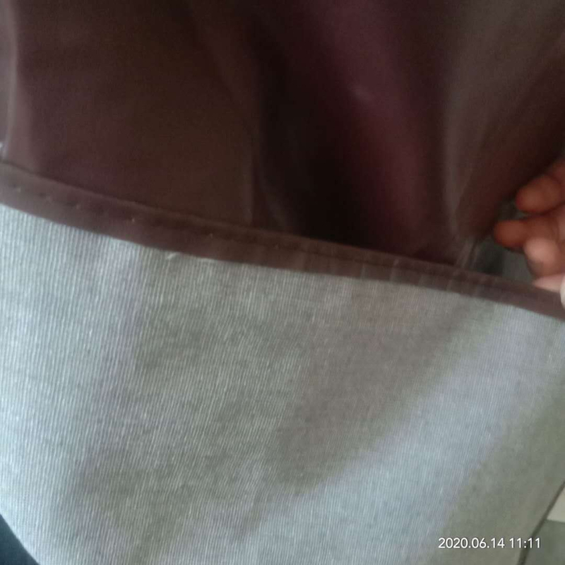Kožna pregača s remenom za vrat, vodootporna, otporna na ulje i prljavštinu, radna zaštitna pregača, velika veličina 65×100 cm