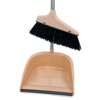 Set metle i lopatice za prašinu za kućanstvo, plastična glava, mekani dlačice, metalna šipka