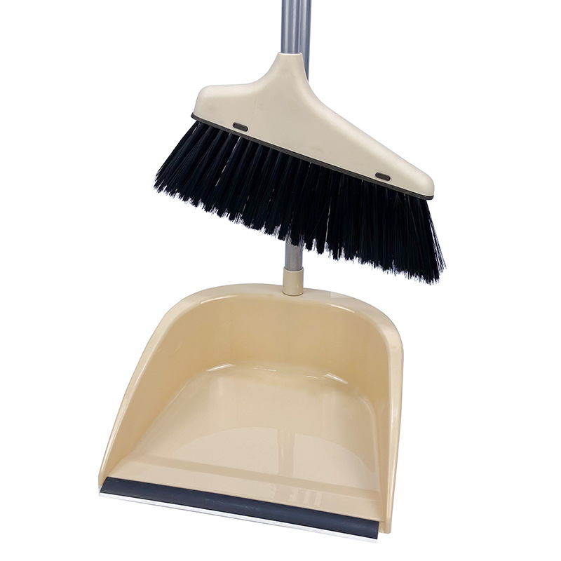 Set metle i lopatice za prašinu za kućanstvo, plastična glava, mekani dlačice, metalna šipka