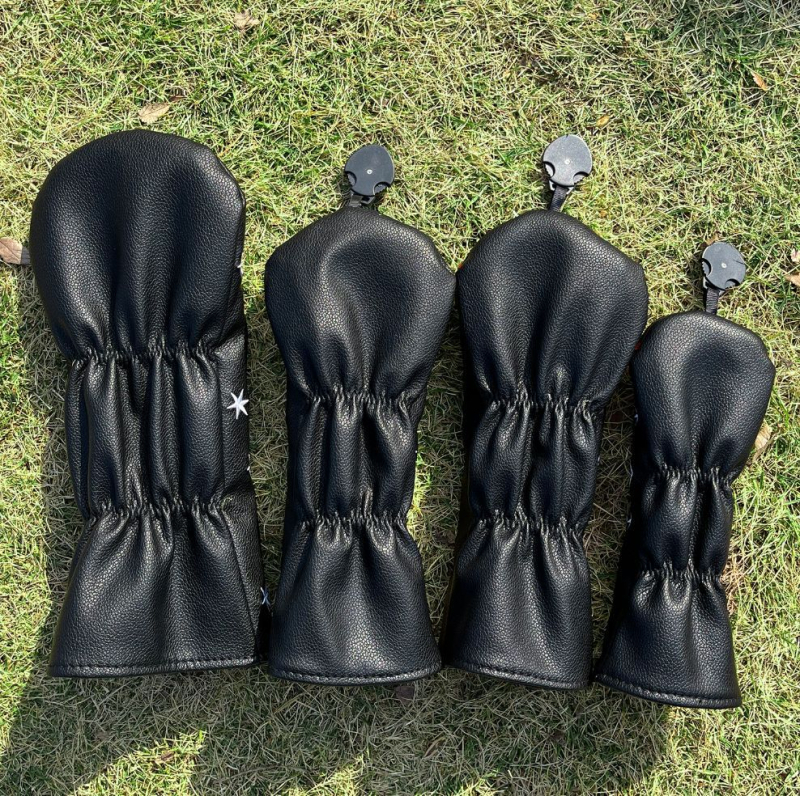 Personalizirane zaštitne navlake za golf palice s motivom Bomb Money nasmiješeno lice, komplet 1/3/5/UT, moderno izvezeni zaštitni navlaci