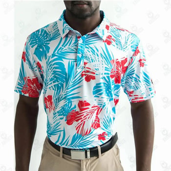 Odrasli unisex ljetno golf polo majica - brzo sušeća, elastična tkanina, kratkih rukava, pogodna za tenis i badminton