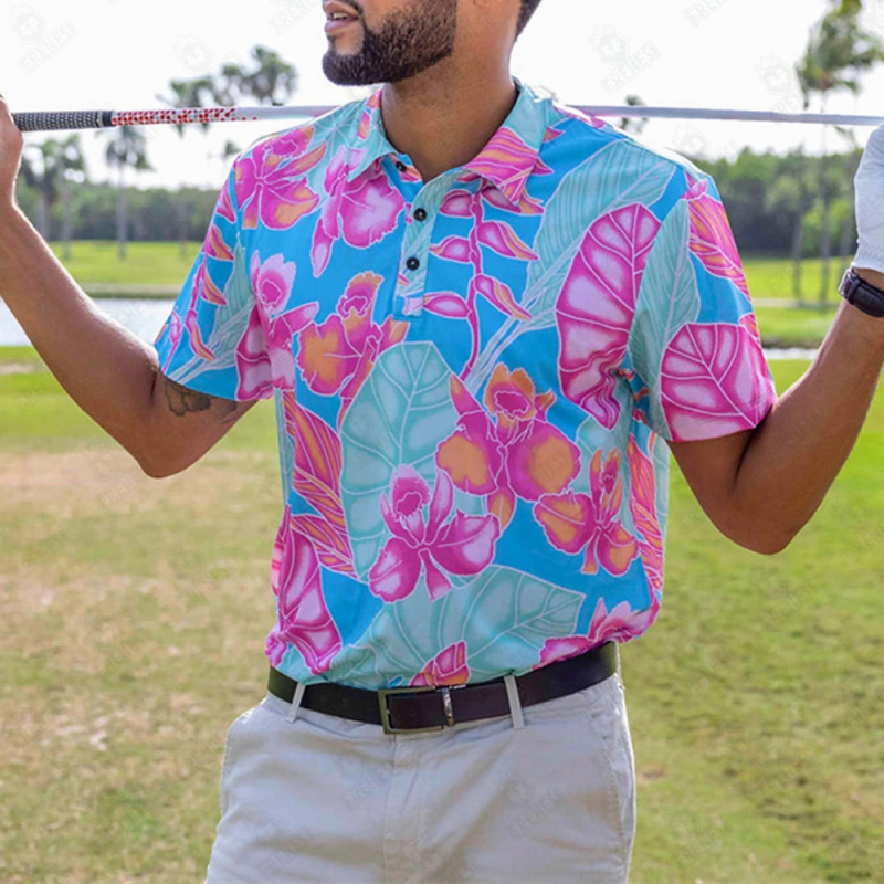 Odrasli unisex ljetno golf polo majica - brzo sušeća, elastična tkanina, kratkih rukava, pogodna za tenis i badminton