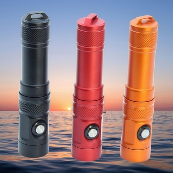 Potapljačka LED svjetiljka SST20, 1000 lumena, ugrađena 21700 baterija (5000 mAh), Type-C punjenje, vodootporna do 150 m.
