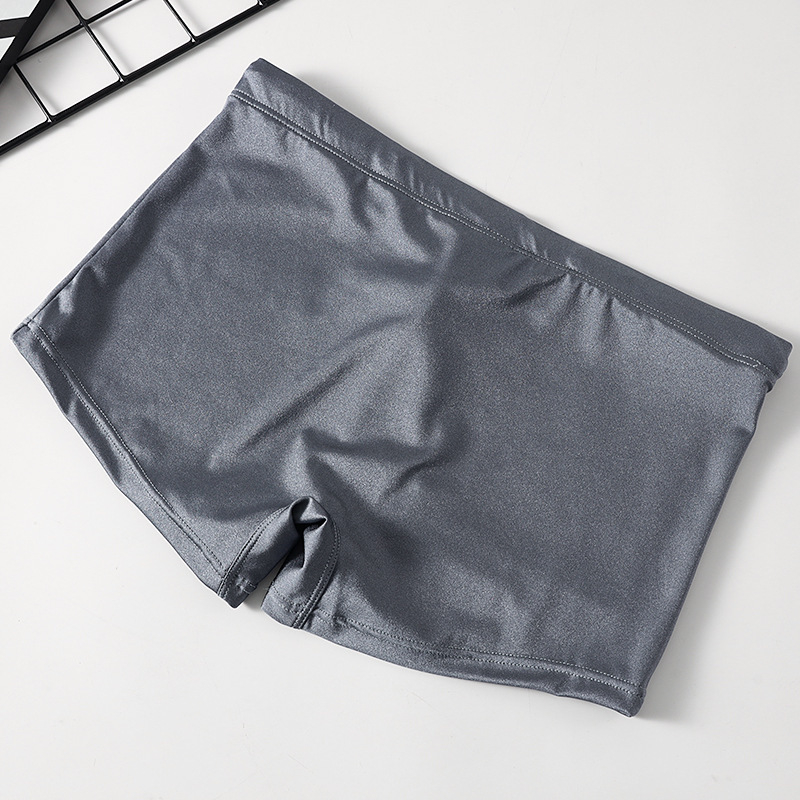 Muške kupaće šorceve s dvostrukim slojem, brzo se suše i prozračuju, najlon Ice Silk, s elastičnim vezanjem