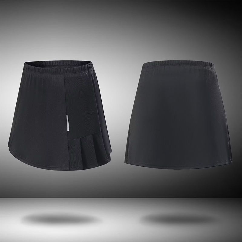 Fustă-skort sport feminină cu shorturi integrate — uscare rapidă, respirabilă, opacitate; pentru badminton și tenis, potrivită pentru yoga, fitness, alergare și reprezentații de dans.