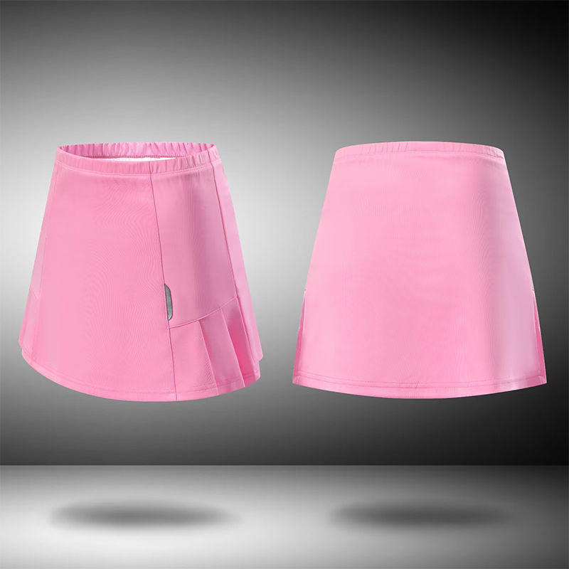 Fustă-skort sport feminină cu shorturi integrate — uscare rapidă, respirabilă, opacitate; pentru badminton și tenis, potrivită pentru yoga, fitness, alergare și reprezentații de dans.