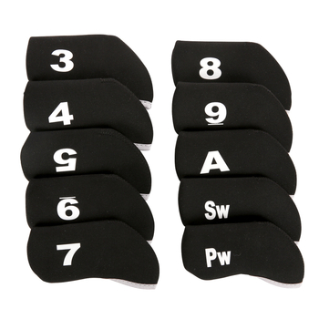 10 kom gumenih navlaka za golf palice (železne) s dvostrukim otiskom logotipa