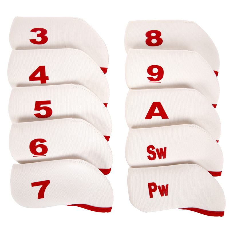 10 kom gumenih navlaka za golf palice (železne) s dvostrukim otiskom logotipa
