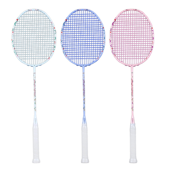 Raketa za badminton s monolitnom konstrukcijom za početnike, ultralagana od karbonskih vlakana, elegantna i izdržljiva za odrasle