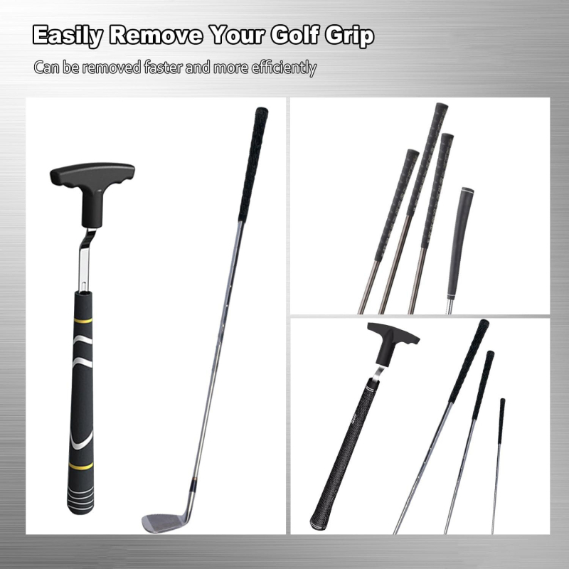 Alat za demontažu golf grip-a s zaštitom V-utora i uklanjanje trake za grip