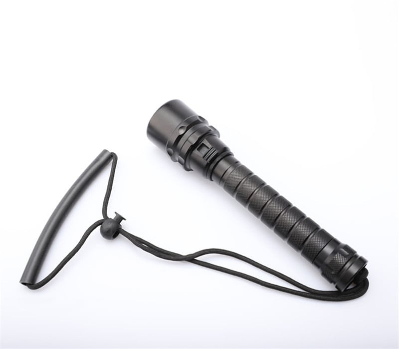 Set za ronjenje L2 - punjiv, vodootporan, 3 LED, aluminijska legura, 18650 baterija