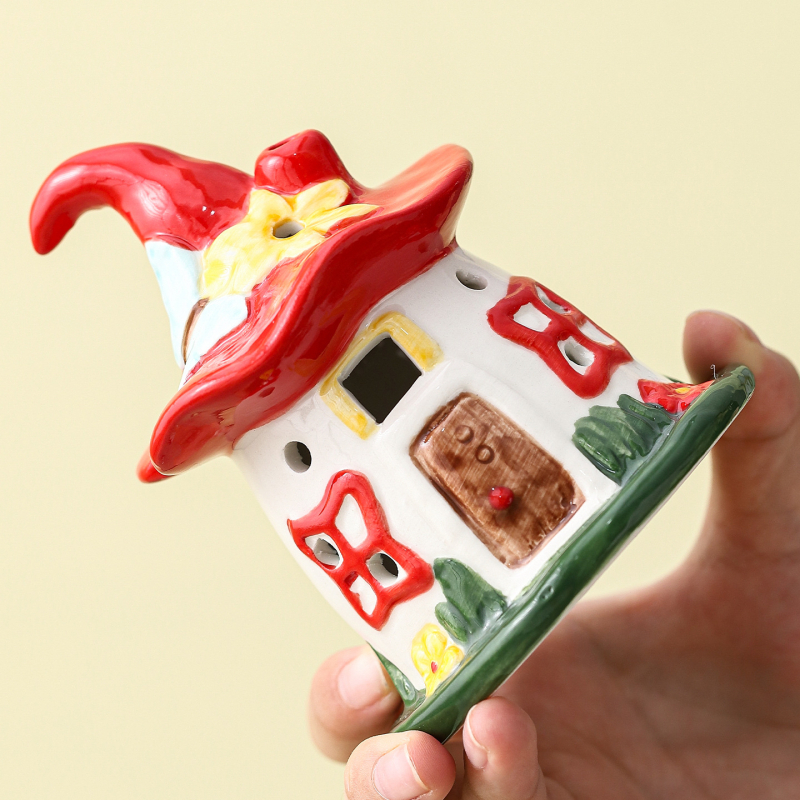 Porcelanska noćna lampica "Magic House" – slatka dekorativna lampa za dječju sobu