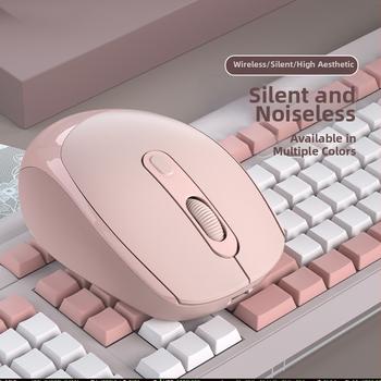 Bezdrôtová nabíjateľná myš, tichá prevádzka, pre notebook aj stolný počítač, domáce a kancelárske použitie, unisex.