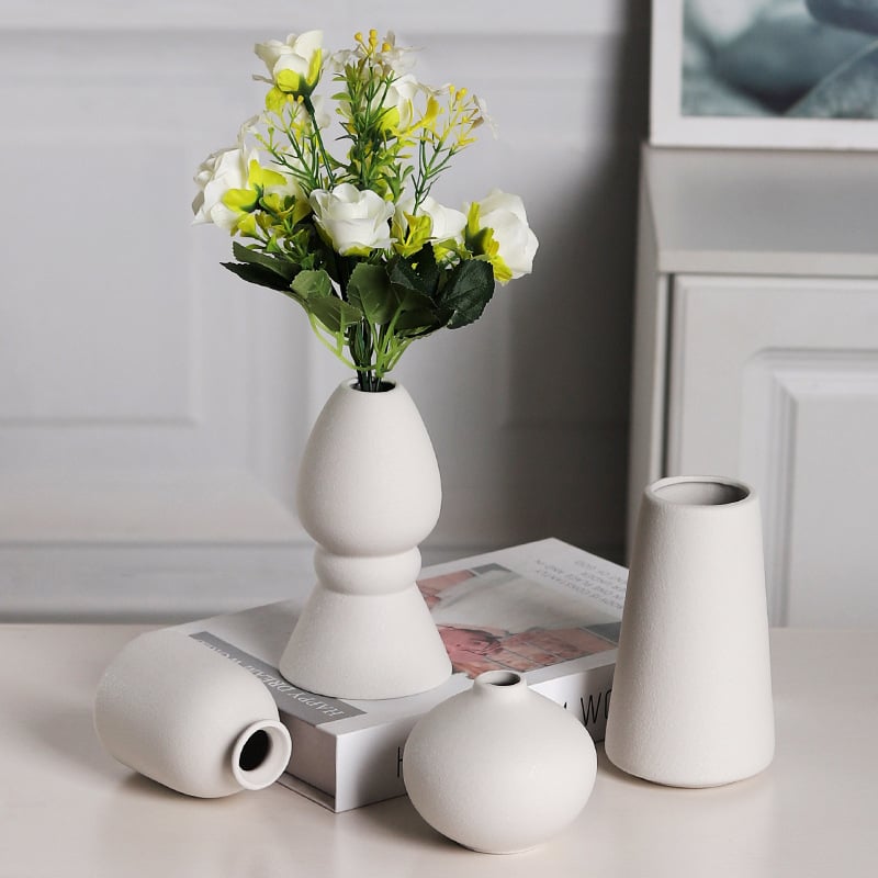 Keramički držač svijeće, foto rekvizit za moderno skandinavsko uređenje doma