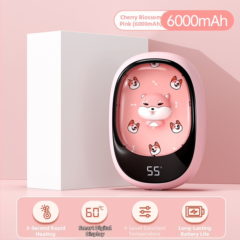 Korgi ohrievač rúk a USB power banka, 2-v-1, mini ohrievač rúk