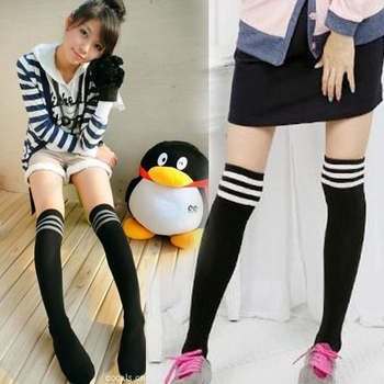 Ženske čarape do iznad koljena od pamuka, japanskog stila, univerzalni korejski studentski stil, dugačke čarape za jesen i zimu